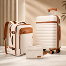 Juego de Equipaje de 3 Piezas – Valija de 20” + Mochila de 18” + Neceser ✅