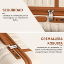 Juego de Equipaje de 3 Piezas – Valija de 20” + Mochila de 18” + Neceser ✅
